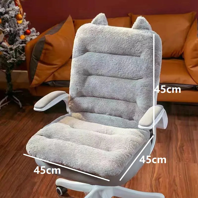 Comfy Plush Office Soft Seat-Back Cushion - Image 2