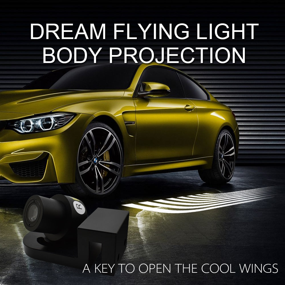 Angel Wings Projection Car Lamps