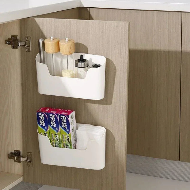 Clever Space Adhesive Kitchen Bath Under Sink Organizer