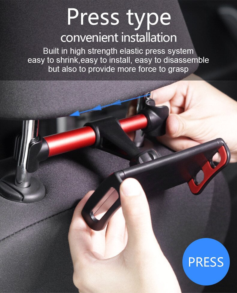 Adjustable Car Back Seat Long Phone Holder - Image 3