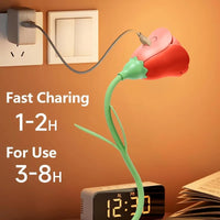 Last Rose Blooming Rose Accent Desk Lamp - Image 5