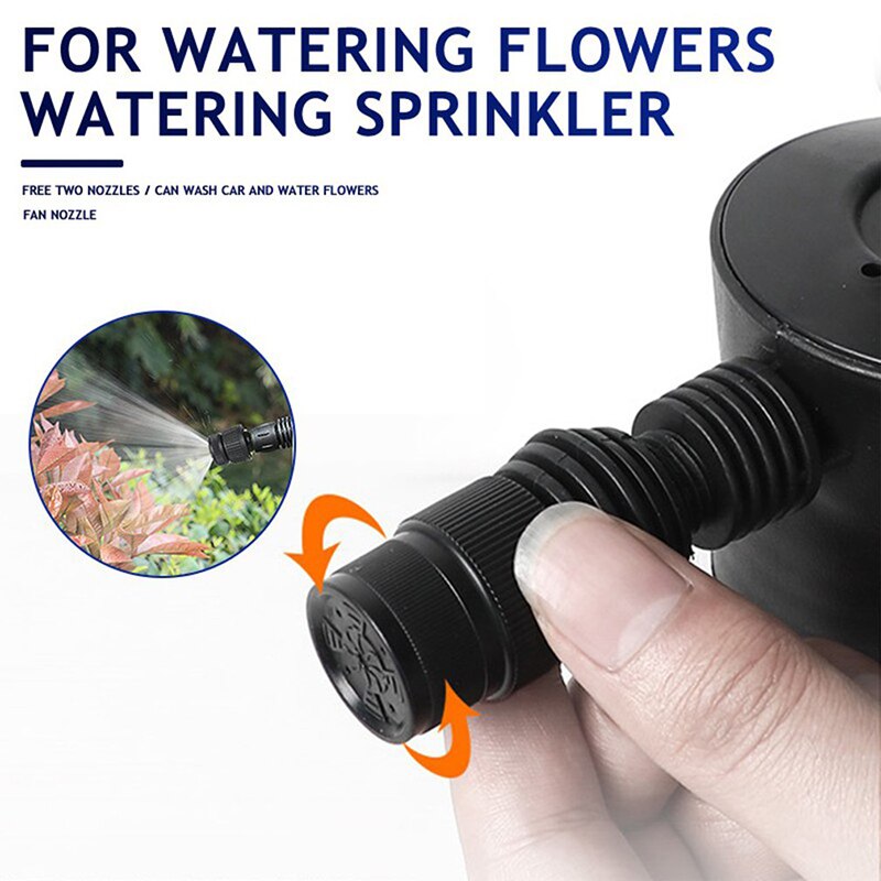 Portable Hand Pump Bubble Blast Water Foam Sprayer - Image 2