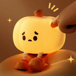 Sad Pumpkin Touch Sensor Lamp Decor