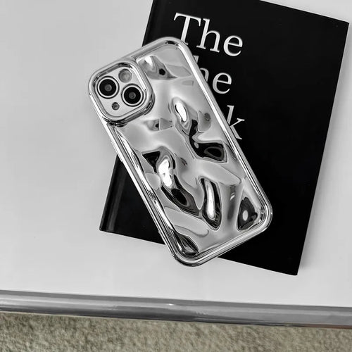 Luxury 3D Lunar Crater Soft Phone Case - Image 0