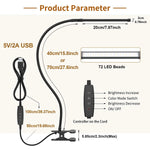 Adaptive Workspace Dimmable Flexible LED Lamp