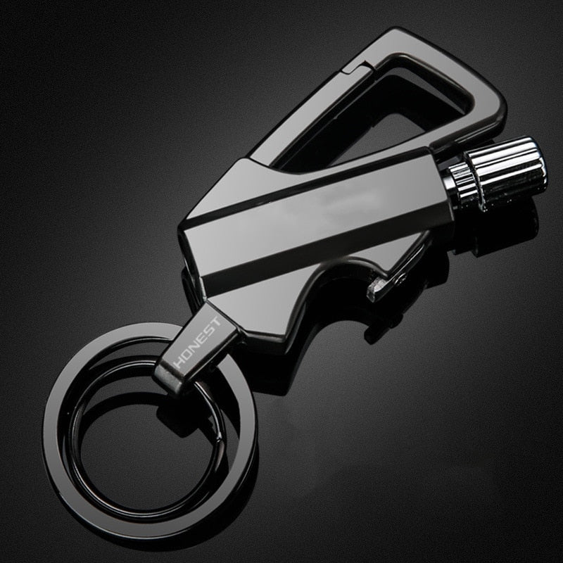 Outdoor Windproof Lighter Match Keychain - Image 6