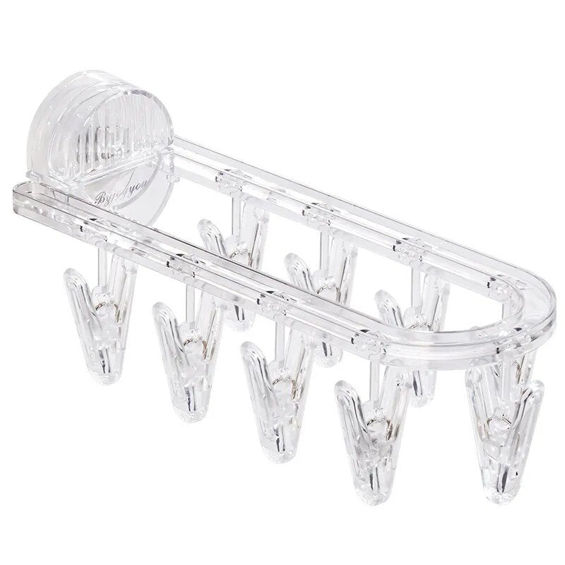 Crystal Clasp Sleek Multi-Peg Organizer