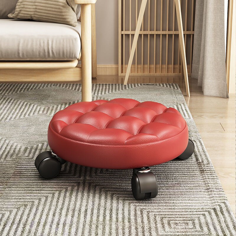 Elegant Creative Aluminum Alloy Lazy Home Low Stool - Image 2
