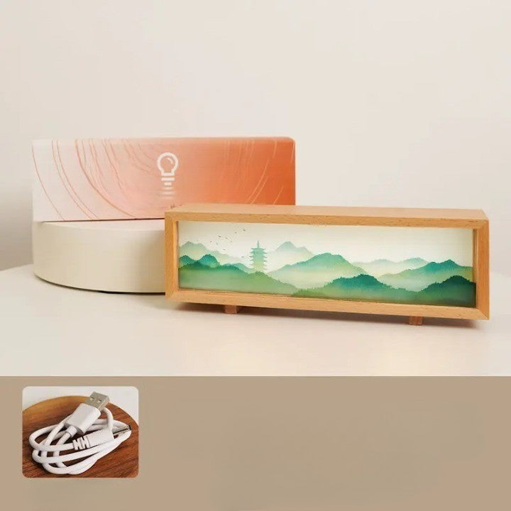 Dream Aura Interactive Desktop Artsy Canvas Lamp - Image 17