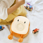 Cute Sleeping Toast Alarm Clock