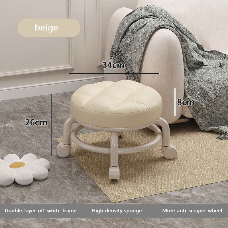 RollEase Mini Rolling Elegant Low Stool - Image 4