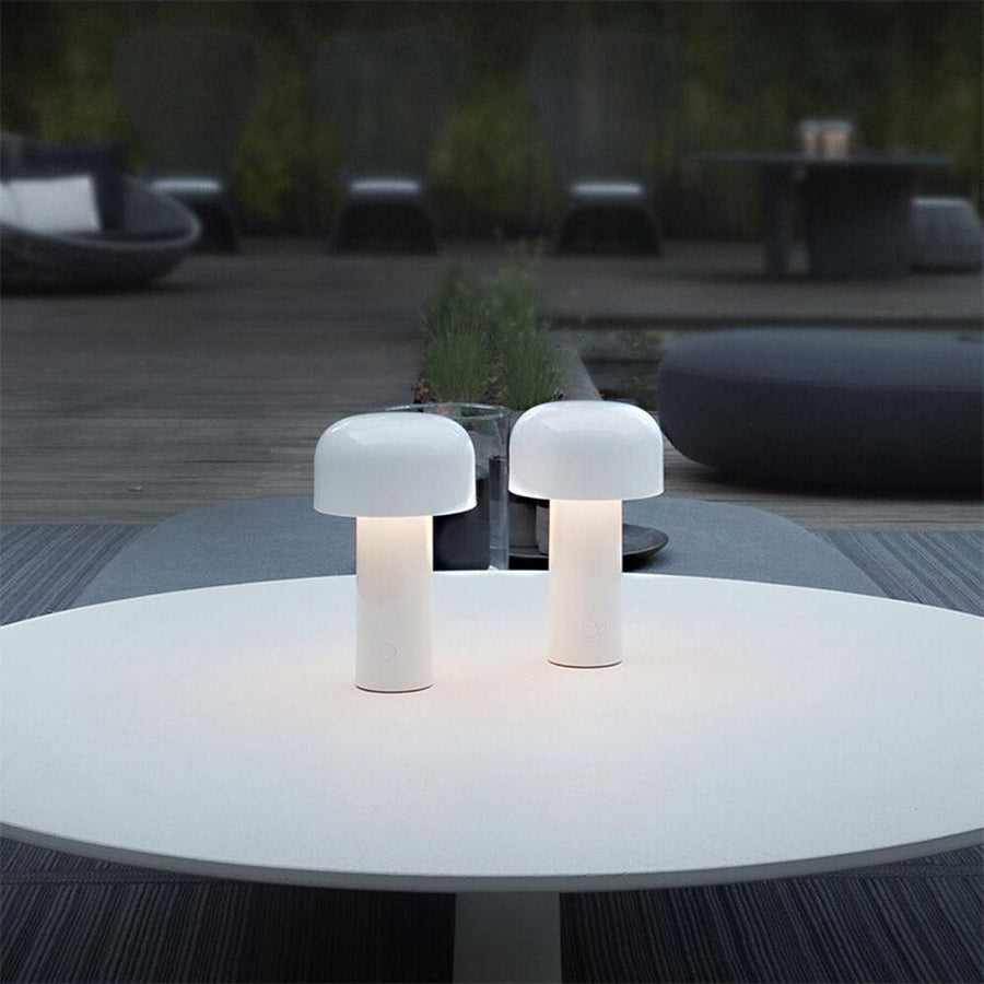 Italian Style Rechargeable Mushroom Table Lamp - Image 4