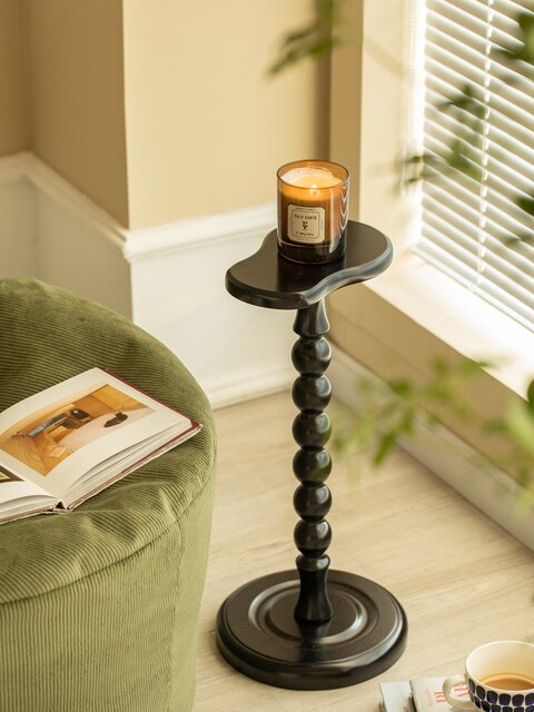 Medieval Time Solid Wood Mini Coffee Table - Image 5