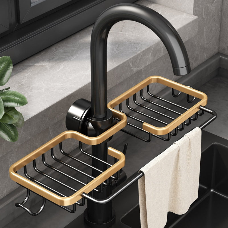 Kitchen Organizer Sink Drain Rack - Image 0