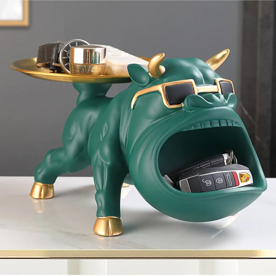 Fancy Bull Decorative Key Holder - Image 1