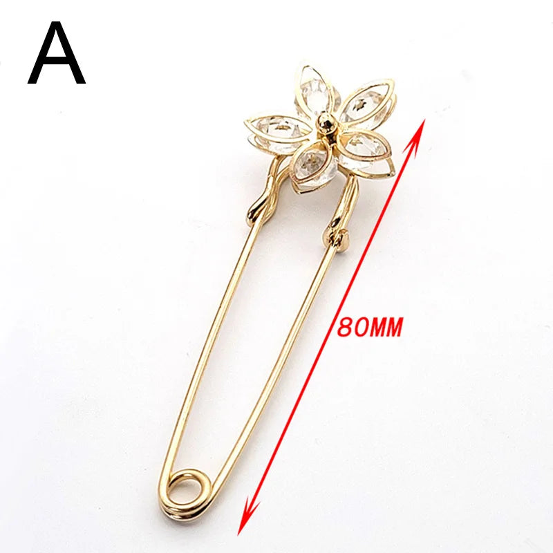 Pearl Charm Button Brooch - Image 6