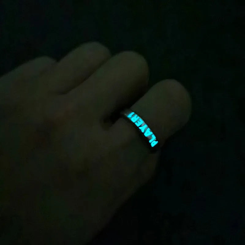 Eternal Love Luminous Heart Couple Gift Ring - Image 6