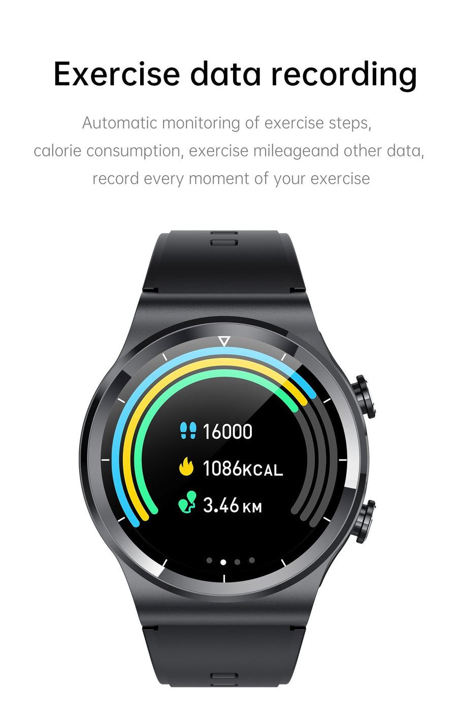 Classic Waterproof Built-in Earphone Smartwatch - Image 11