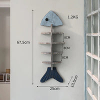 Nordic Fish Wooden Shelf - Image 4