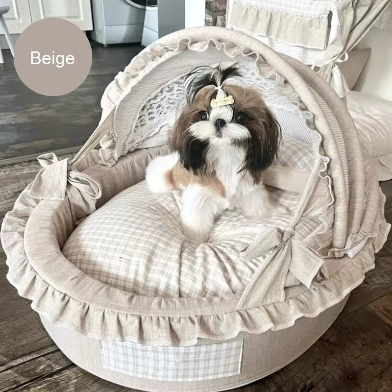 Cozy Throne Deluxe Pet Bed - Image 5