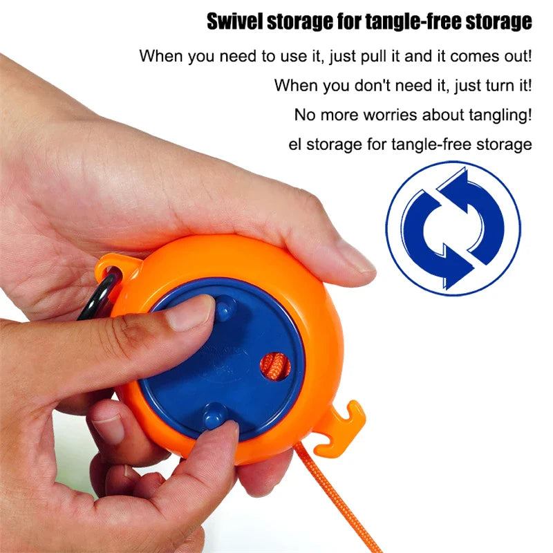 Adjustable Retractable Portable Travel Friendly Clothesline - Image 3