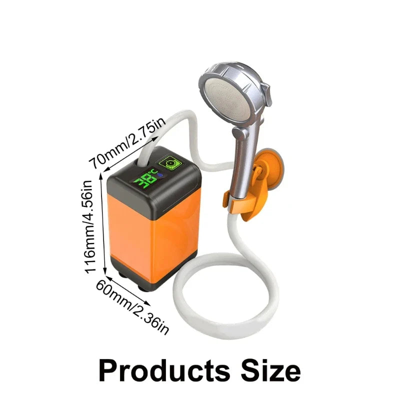 Go Travel Portable Rechargeable USB Outdoor Shower Pump - Image 5