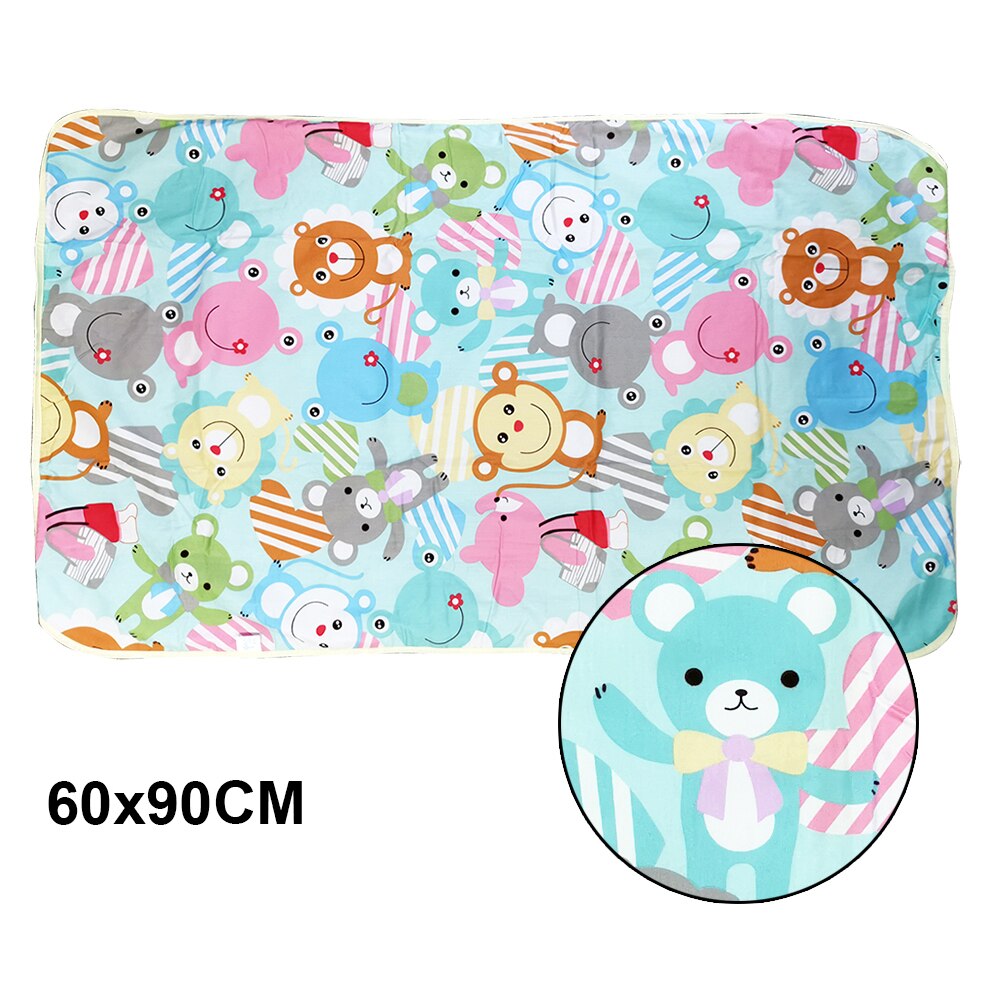 Cartoon Waterproof Reusable Changing Mat