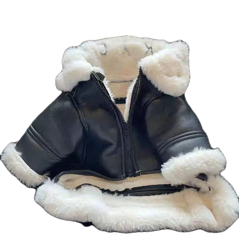 Biker Motorcycle Cotton Dog Coat