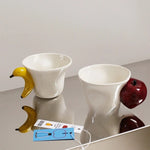 Banana Apple Creative 3D Handle Coffee Mug