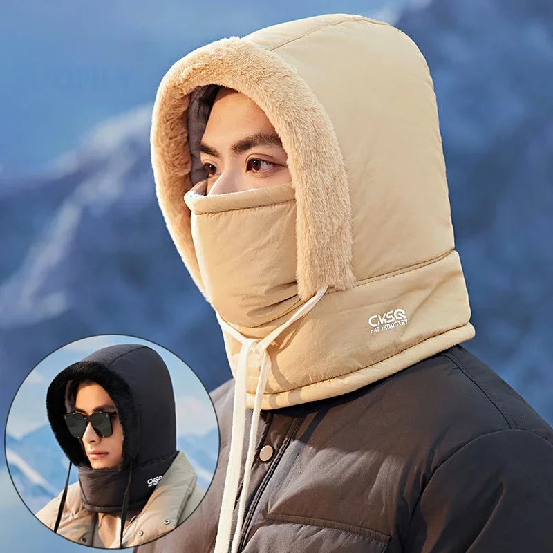 Insulated Windproof Winter Hooded Face-Cover