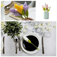 Lily Flower Napkin Tissue Holder Set - Image 5