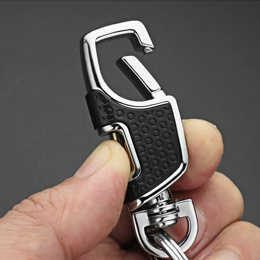 Sleek Twist Double Switch Keychain Clip