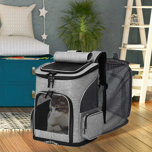 Pet Travel Breathable Expandable Backpack - Image 0
