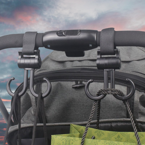 Effective Grip Baby Stroller Double Hook - Image 0