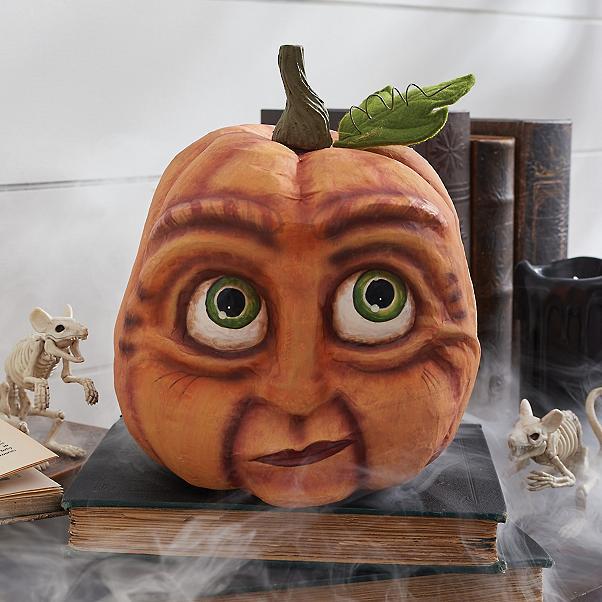 Expressive Pumpkin Faces Halloween Decoration - Image 10