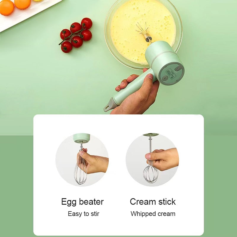 2in1 Electric Mix Master Handheld Frother - Image 2