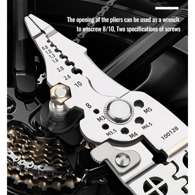 Wire Stripper Adjustable Crimper Automatic Cable Cutter Tool - Image 1