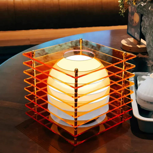 Glow Sphere Geometric Minimal Table Lamp - Image 0