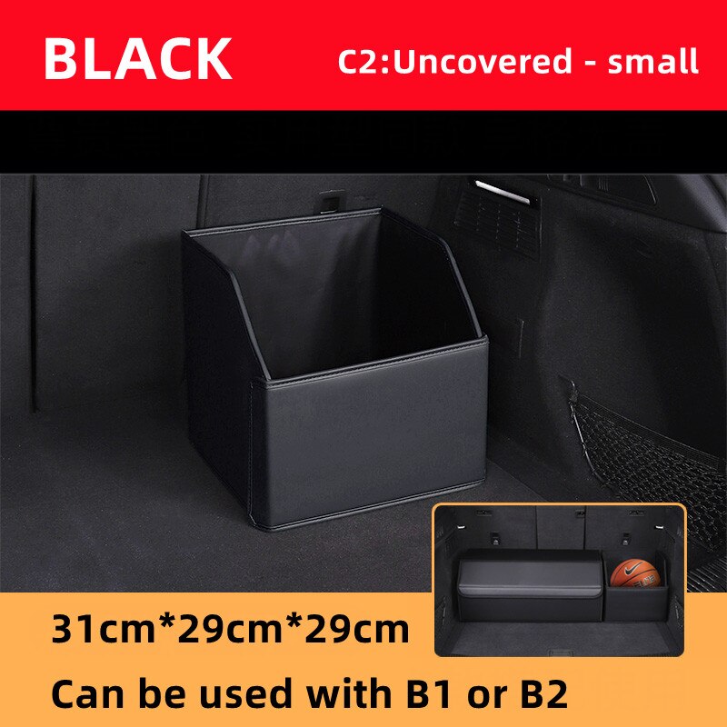 Car Guru Leather Large Capacity Trunk Organizer Box - Image 17