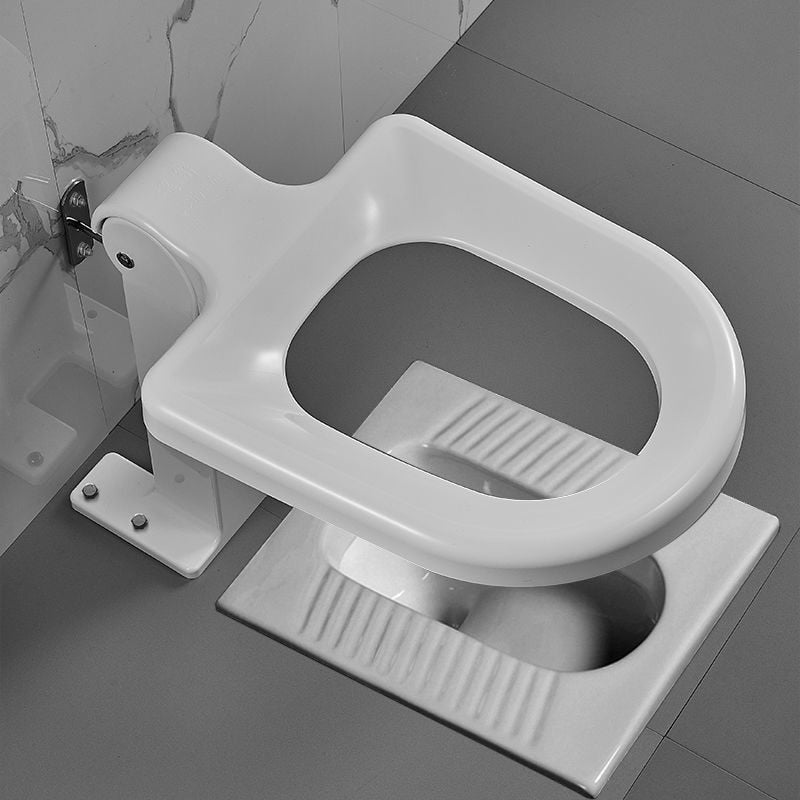 Comfortable Sit Foldable Easy Squat Toilet Seat Holder