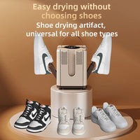 Six-Arm Quick Heating Foldable Electric Shoe Dryer - Image 2