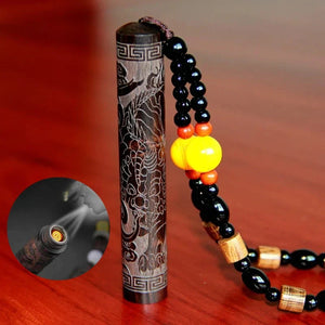 Ancient Dragon Wood Flameless Electric Lighter - Image 0