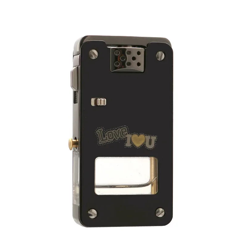 Premium Ruler Design Windproof Metal Lighter - Image 5