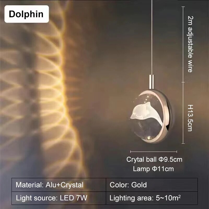 Romantic Crystal Rotating Mood LED Lights - Image 8