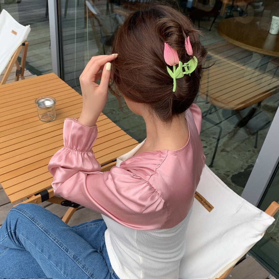 Ponytail Tulip Hair Claws - Image 4