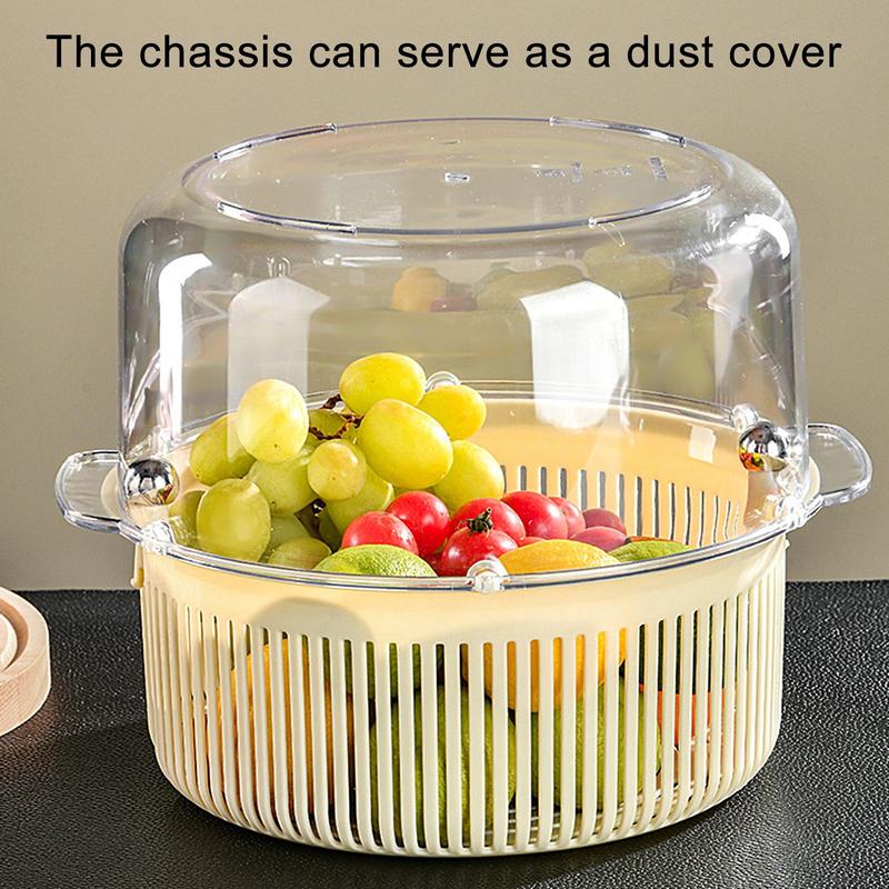 Manual Spin Vegetable Drainer Basket - Image 3
