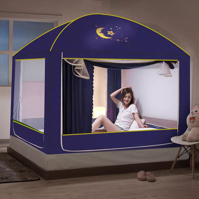 Dust-Proof Anti-Fall Long Sleep Mosquito Bed Tent - Image 3
