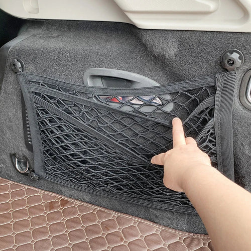 Stretchable Mesh Cargo Net Car Storage Organizer Pocket - Image 0