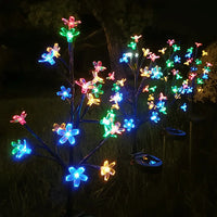 Sakura Tree Solar Flower Pathway Outdoor Lights - Image 1