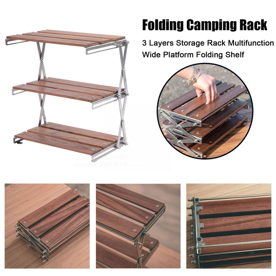 3-Layer Compact Foldable Storage Rack - Image 4